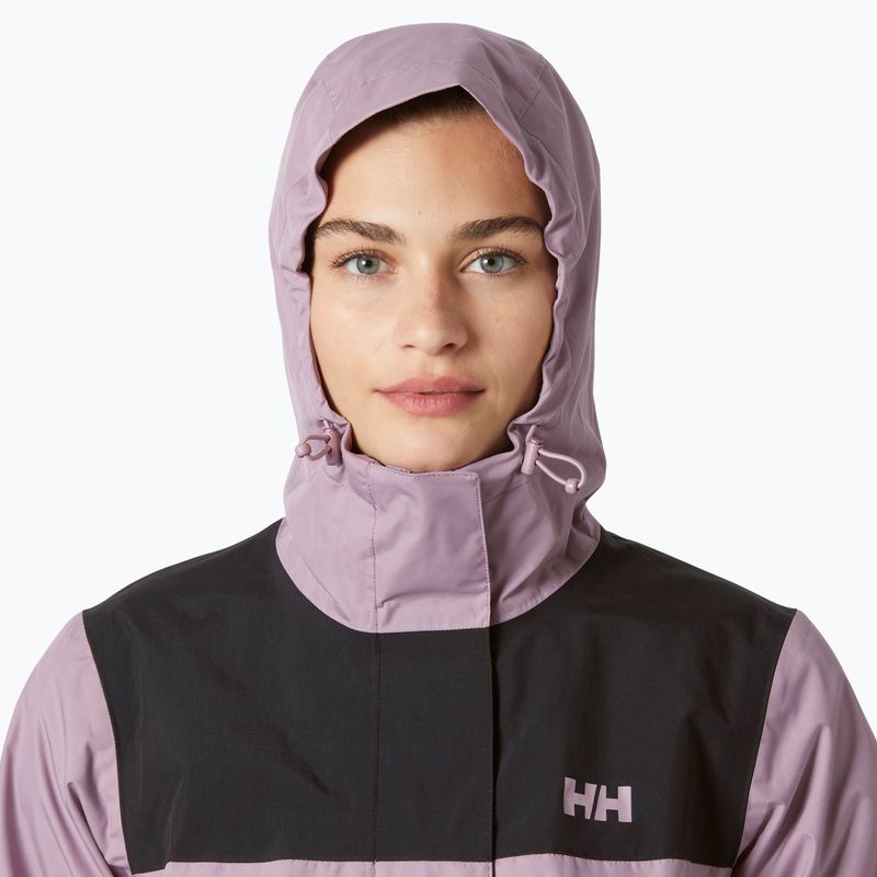 Дамско яке за дъжд Helly Hansen Vancouver purple clay 3