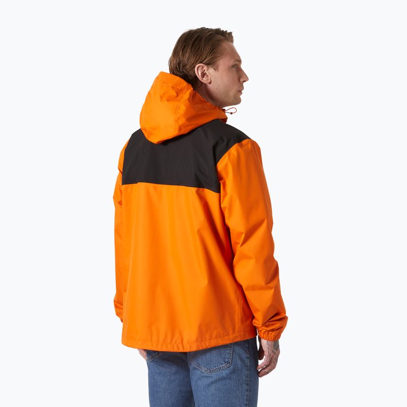 Мъжко яке за дъжд Helly Hansen Vancouver orange peel 2