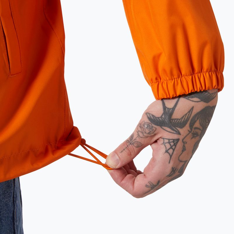 Мъжко яке за дъжд Helly Hansen Vancouver orange peel 5