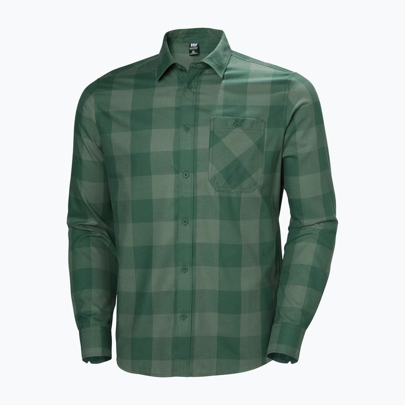 Мъжка риза Helly Hansen Aker Flannel LS jungle green buffalo plaid 5