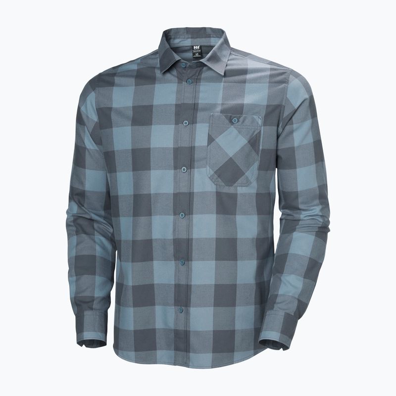 Мъжка риза Helly Hansen Aker Flannel LS jungle green buffalo plaid 5