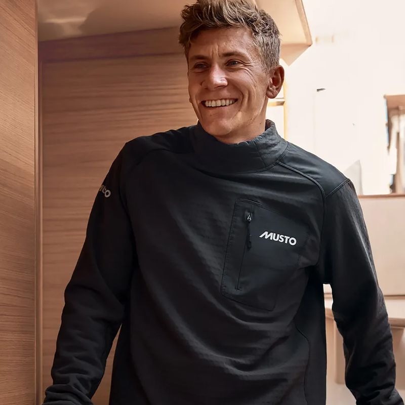 Мъжки суитшърт за ветроходство Musto Storm Fleece Midlayer carbon 8