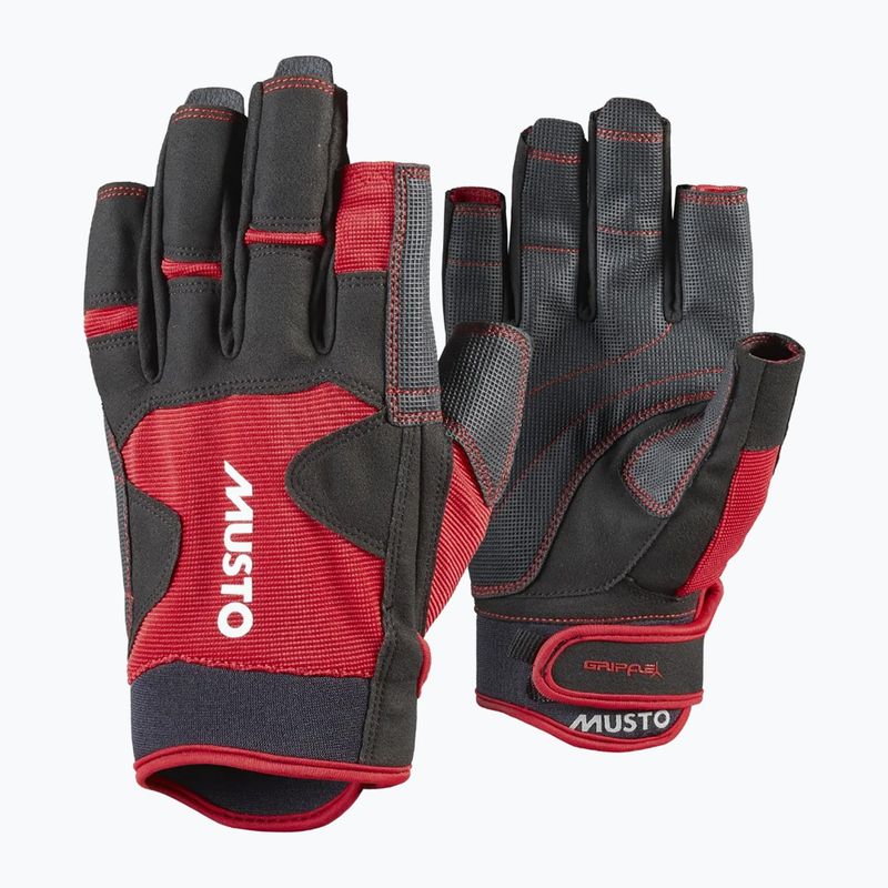 Musto Performance Short Finger 2.0 истински червени ръкавици за ветроходство