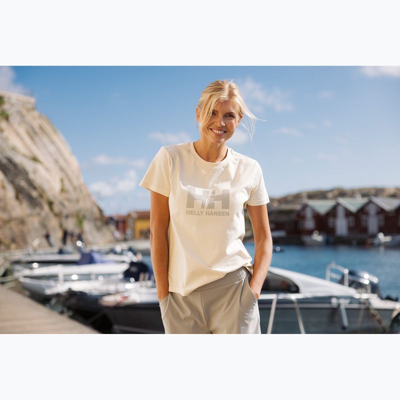 Helly Hansen дамска тениска Logo 3.0 cream 3