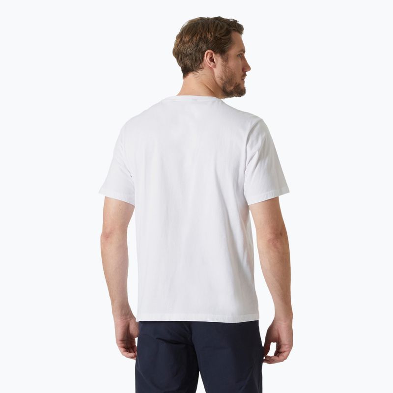Мъжка тениска Helly Hansen 3.0 с лого в бяло 2