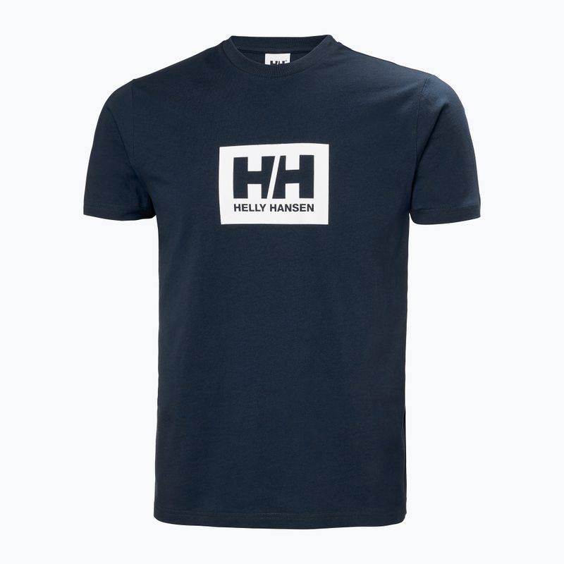 Мъжка тениска Helly Hansen Box T 2.0 в тъмносиньо 3