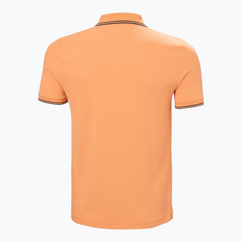 Мъжка поло тениска Helly Hansen Kos Polo apricot crush 2