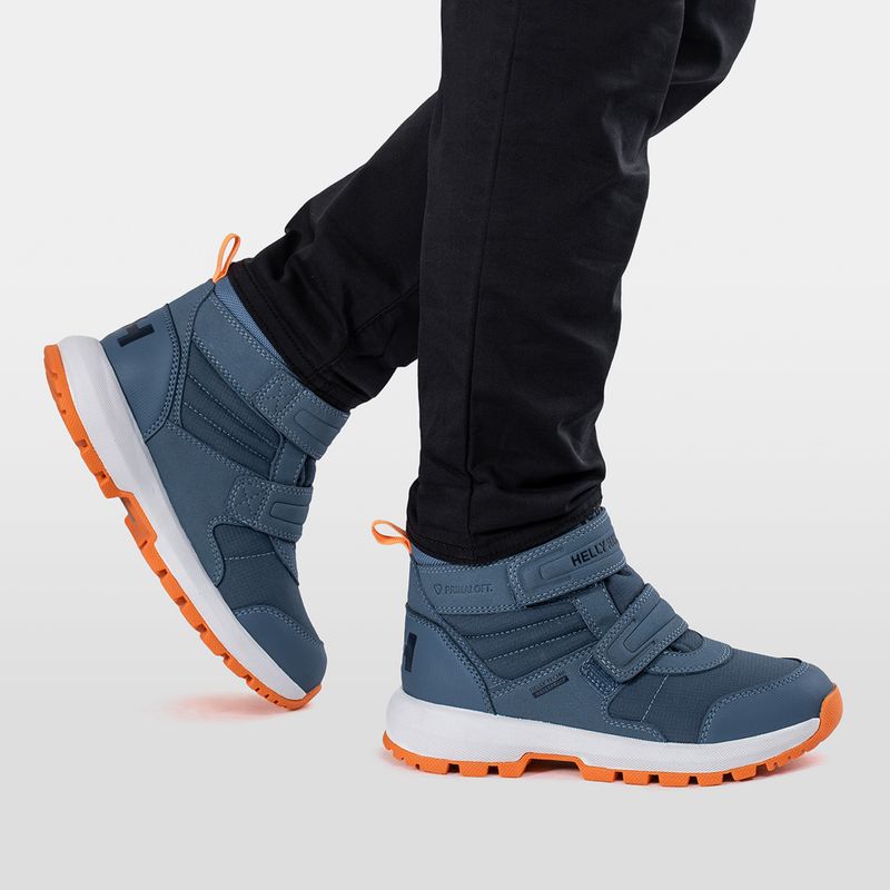 Helly Hansen Jk Bowstring Boot Детски ботуши за сняг HellyTech, изпирани в тъмносиньо/папая 6