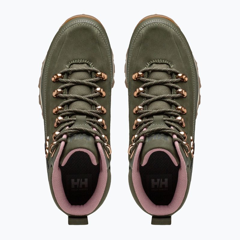 Дамски ботуши Helly Hansen за трекинг The Forester Premium utility green/cream 5