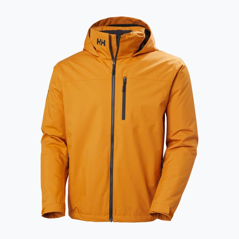 Мъжко яке Helly Hansen Crew Hooded Midlayer 2 mustard sailing jacket
