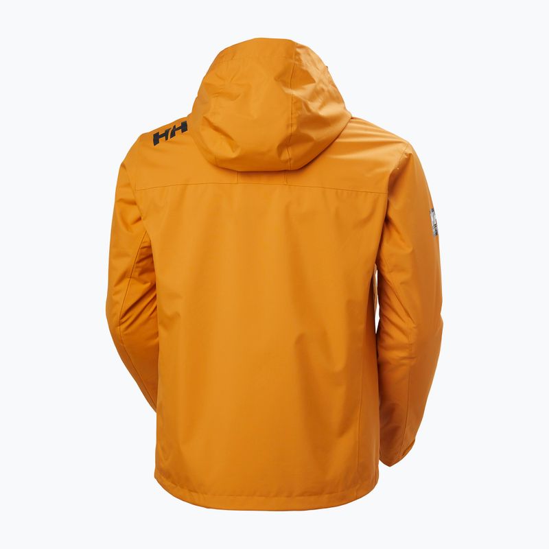 Мъжко яке Helly Hansen Crew Hooded Midlayer 2 mustard sailing jacket 2