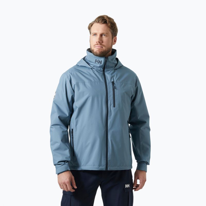 Мъжко ветроходно яке Helly Hansen Crew Hooded Midlayer 2 washed navy