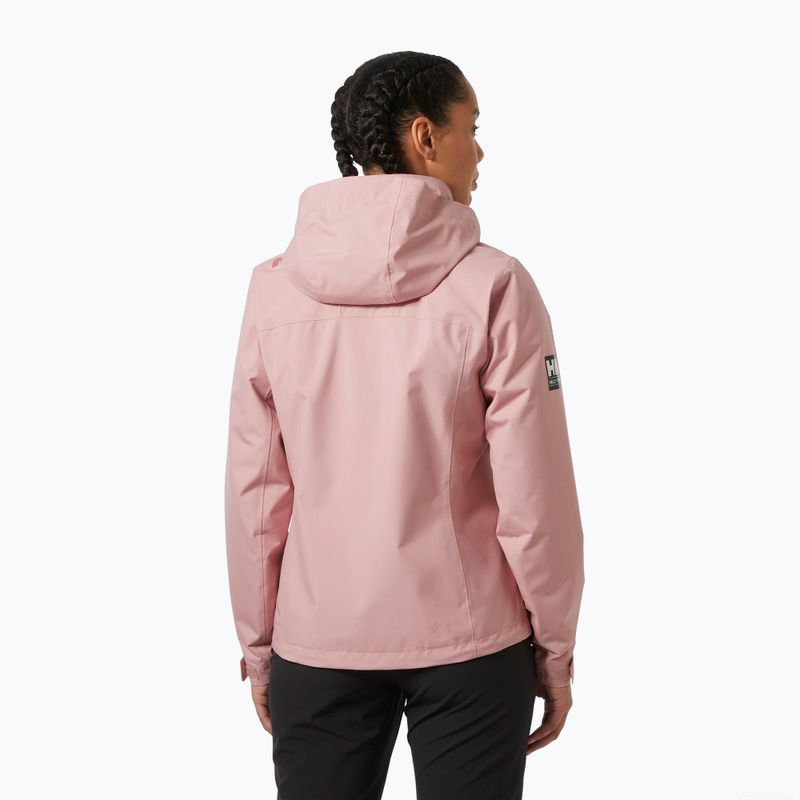 Ветроходно яке за жени Helly Hansen Crew Hooded Midlayer 2.0 pink salt 2