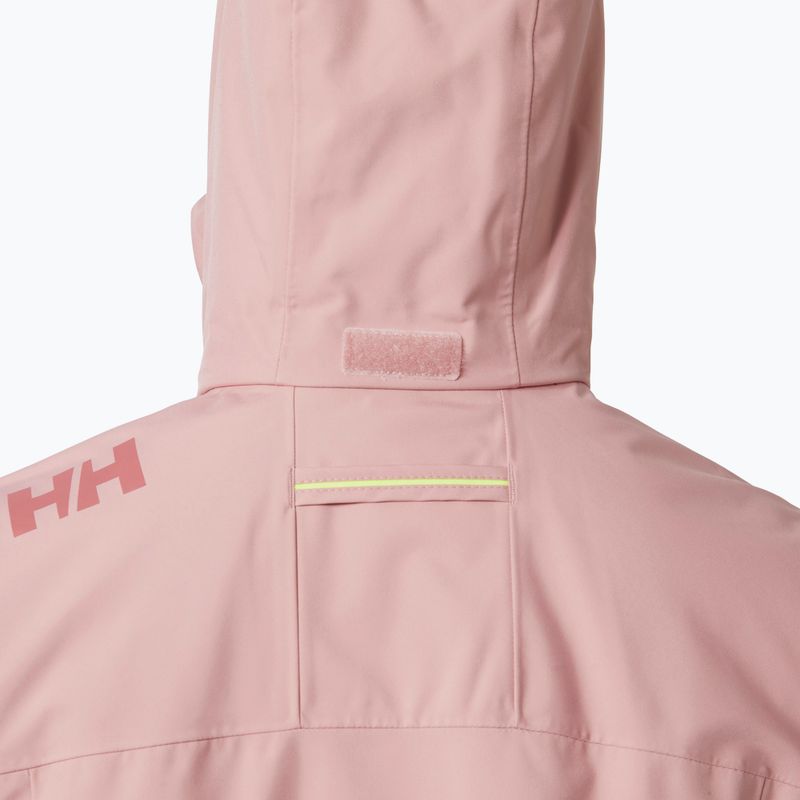 Ветроходно яке за жени Helly Hansen Crew Hooded Midlayer 2.0 pink salt 3