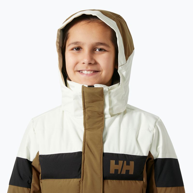 Детско ски яке Helly Hansen Diamond sepia 3