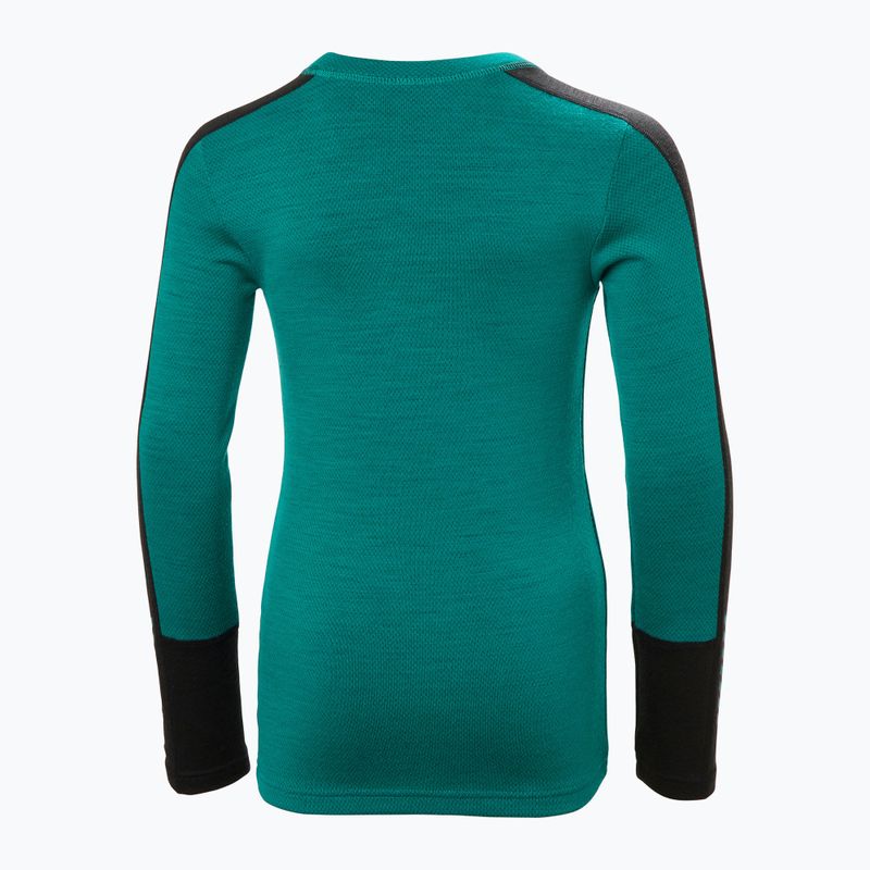 Helly Hansen JR Lifa Merino Midweight signal green детски комплект термобельо 7