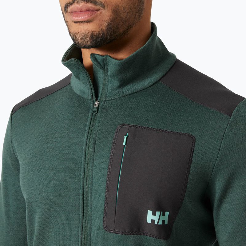 Мъжки Helly Hansen Lifa Merino Midlayer trekking пуловер jungle green 3
