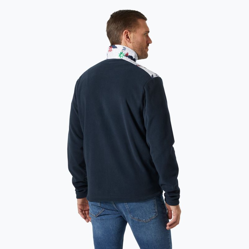 Мъжки Helly Hansen Daybreaker Block суитшърт navy cortina aop 2