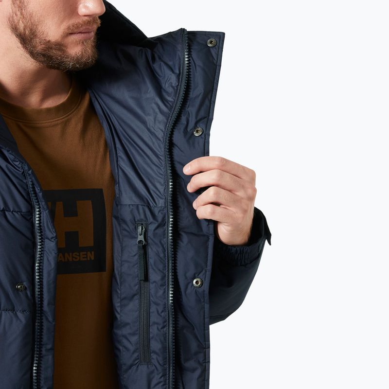 Helly Hansen Escape Down Parka, тъмночервена, за мъже 6
