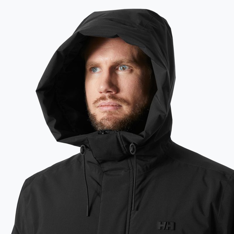 Helly Hansen Munich Изолирано дъждобранно яке черно за мъже 3