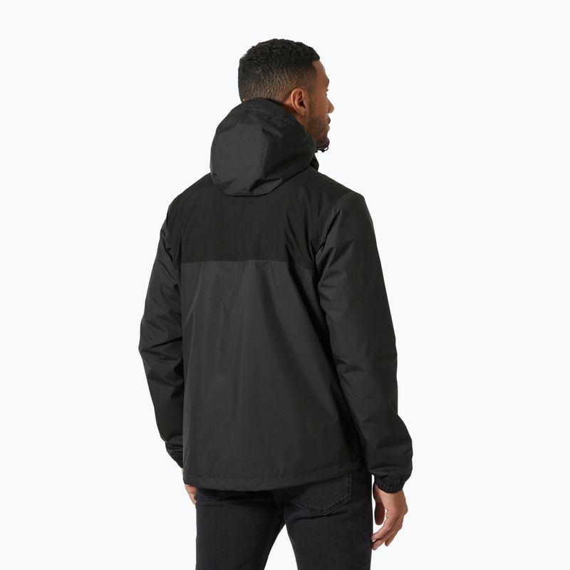 Мъжки Helly Hansen Vancouver Дъждобран с подплата от полар ebony 2