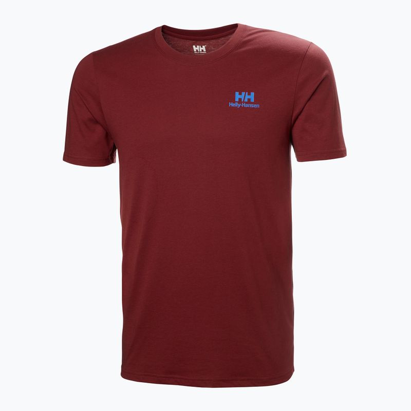 Мъжка тениска Helly Hansen Nord Graphic mars red 4