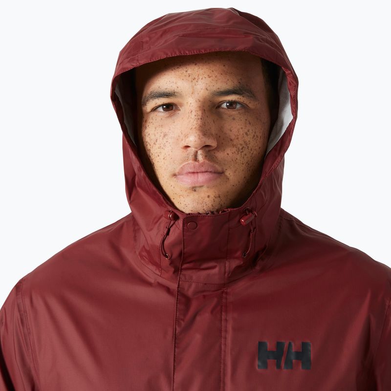 Мъжко дъждобранно яке Helly Hansen Loke mars червено 3