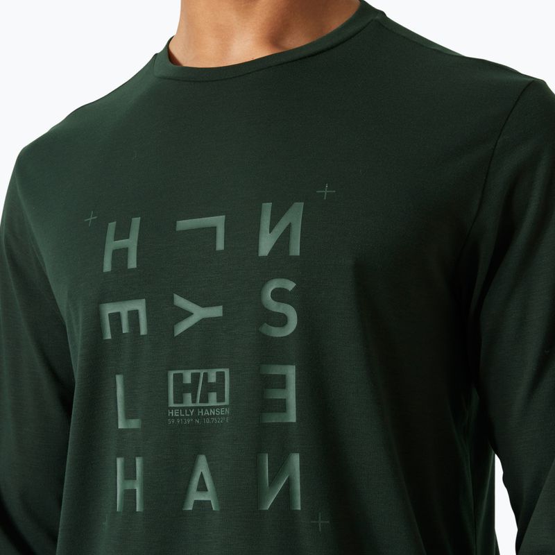 Helly Hansen Skog Graphic dark jungle с дълъг ръкав за мъже 3
