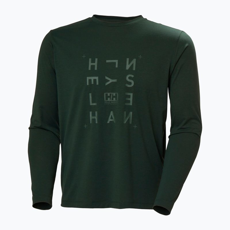 Helly Hansen Skog Graphic dark jungle с дълъг ръкав за мъже 5