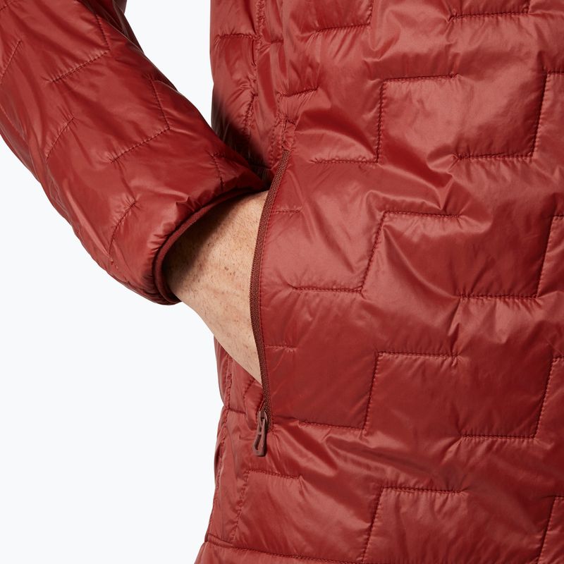Мъжки хибридни якета Helly Hansen Lifaloft с качулка и изолатор mars red 4