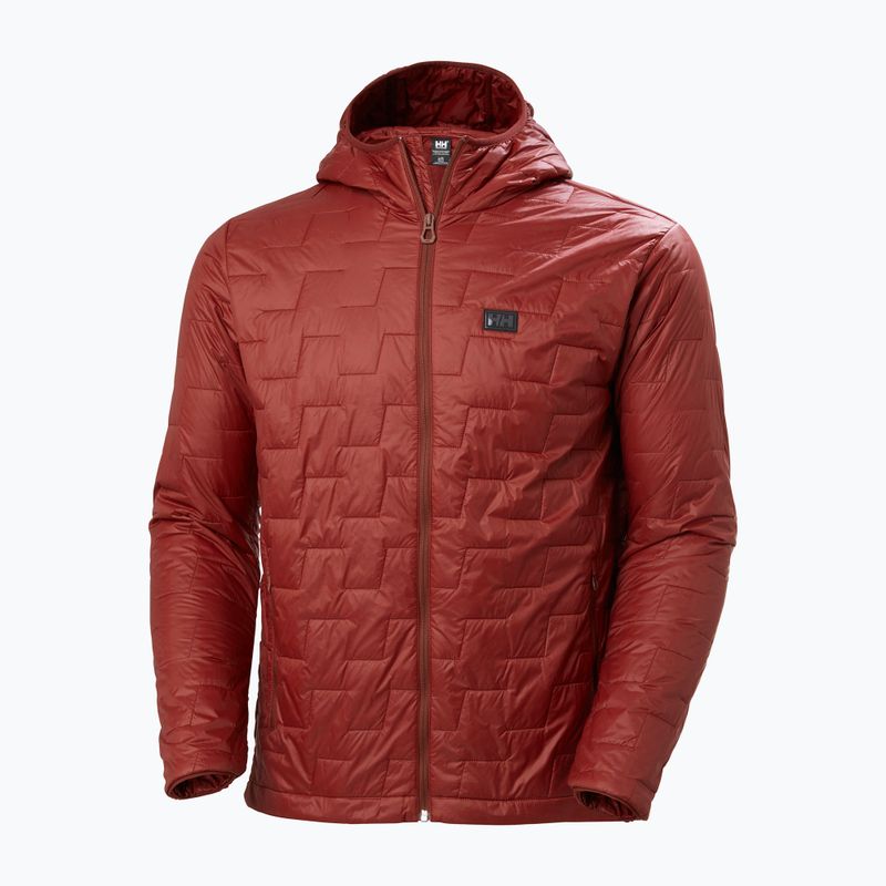 Мъжки хибридни якета Helly Hansen Lifaloft с качулка и изолатор mars red 6