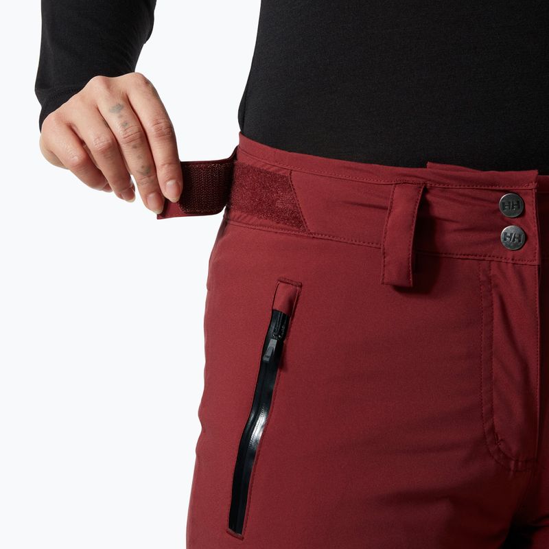 Дамски скиорски панталони Helly Hansen Legendary Insulated mars red 3