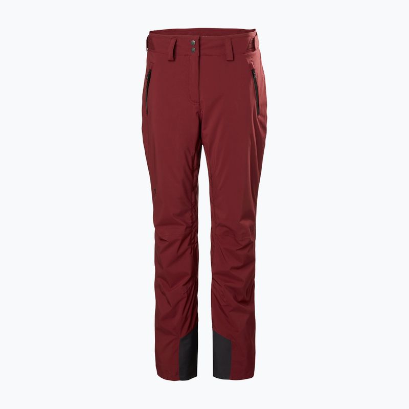 Дамски скиорски панталони Helly Hansen Legendary Insulated mars red 5