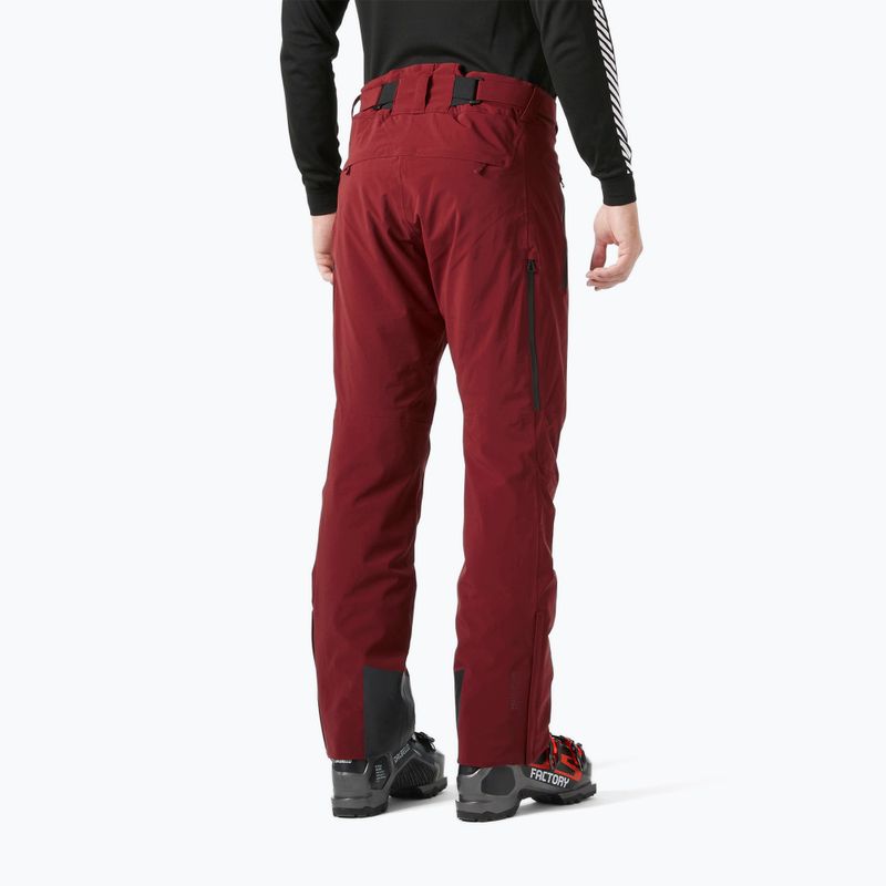 Мъжки ски панталони Helly Hansen Alpha Lifaloft mars red 2