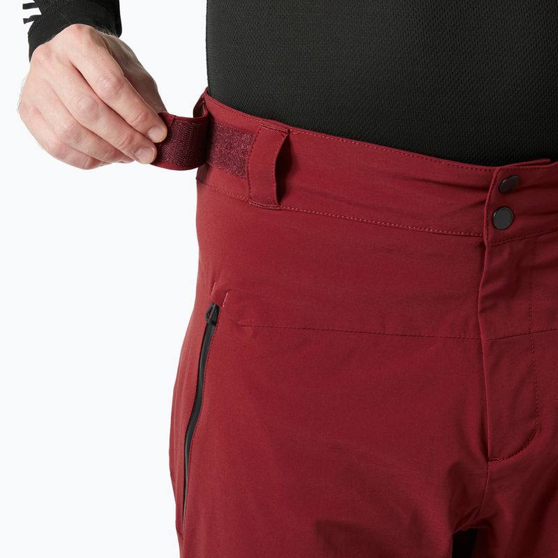 Мъжки ски панталони Helly Hansen Alpha Lifaloft mars red 3