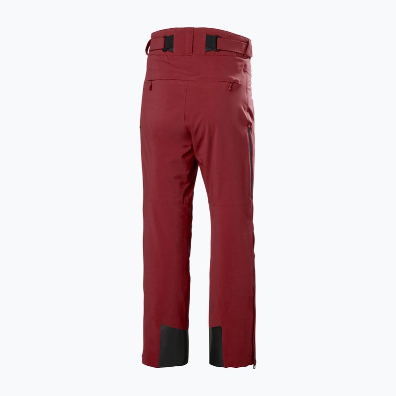 Мъжки ски панталони Helly Hansen Alpha Lifaloft mars red 7