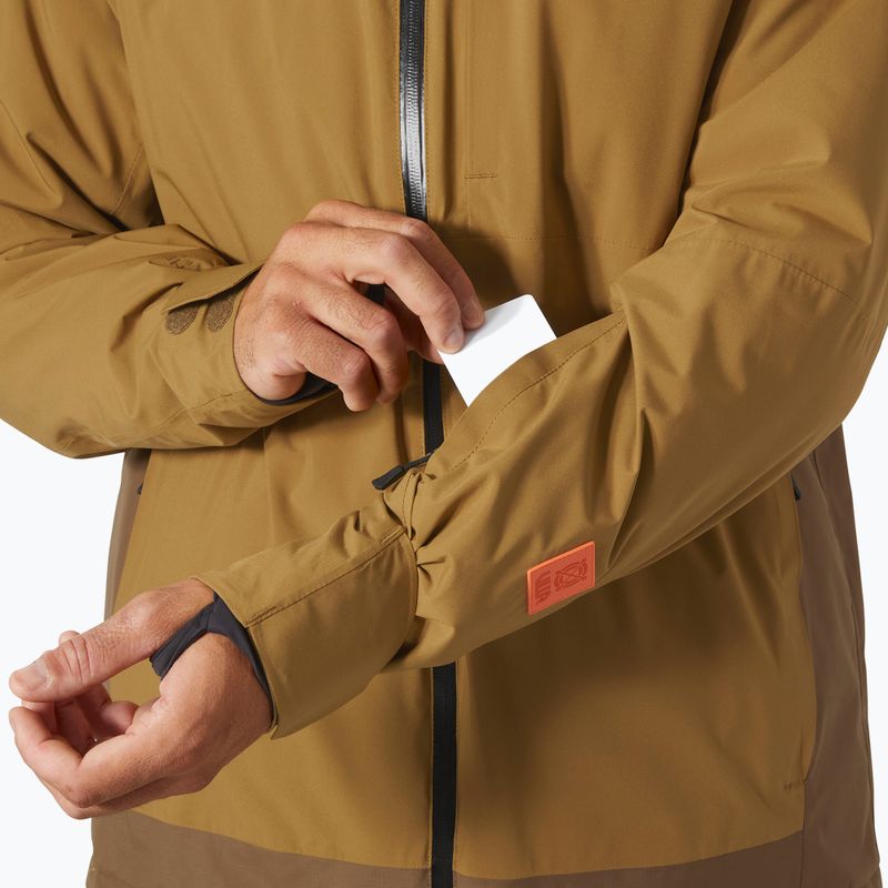 Helly Hansen Powdreamer 2.0 мъжко ски яке сепия 6