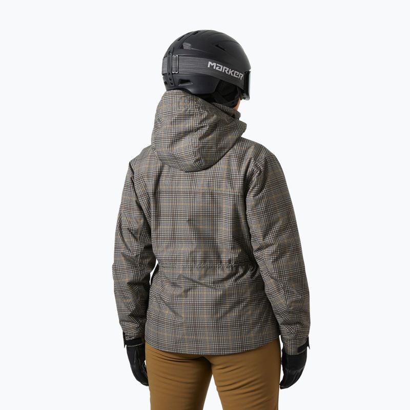 Дамско скиорско яке Helly Hansen Nora Insulated 2.0 pebble broxburn plaid aop 2