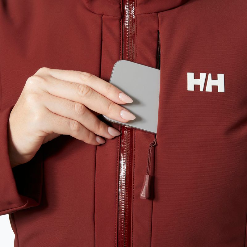 Дамско скиорско яке Helly Hansen Avanti 3-In-1 Softshell Jacket mars red 5
