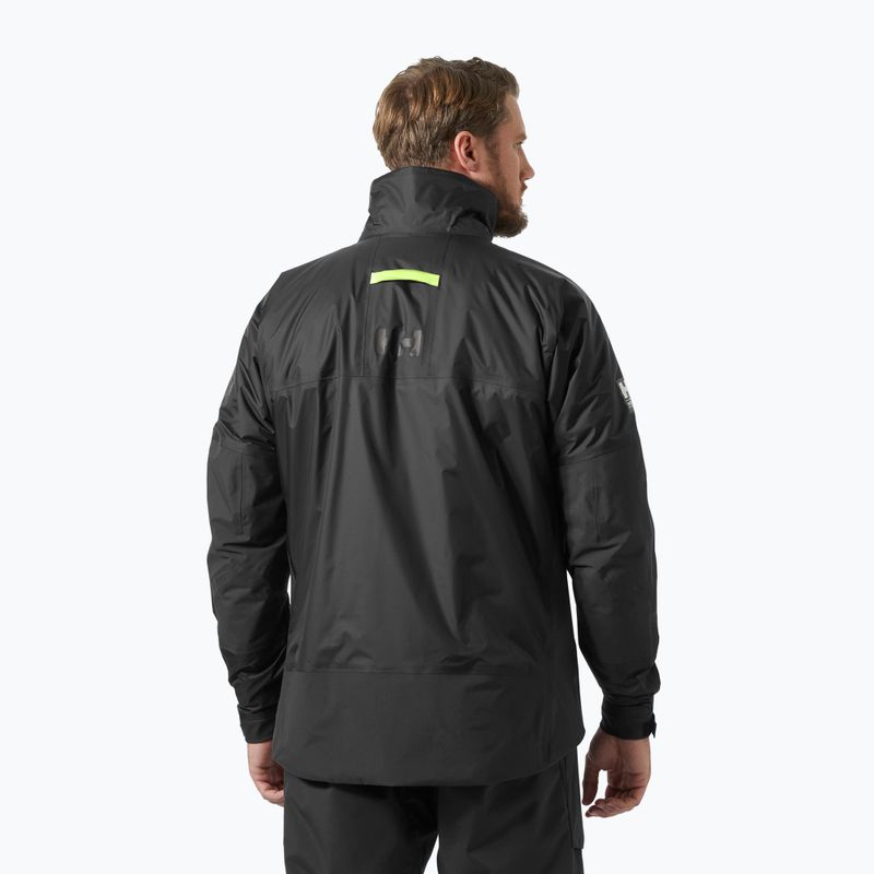 Helly Hansen Aegir Midlayer ветроходно яке черно 2