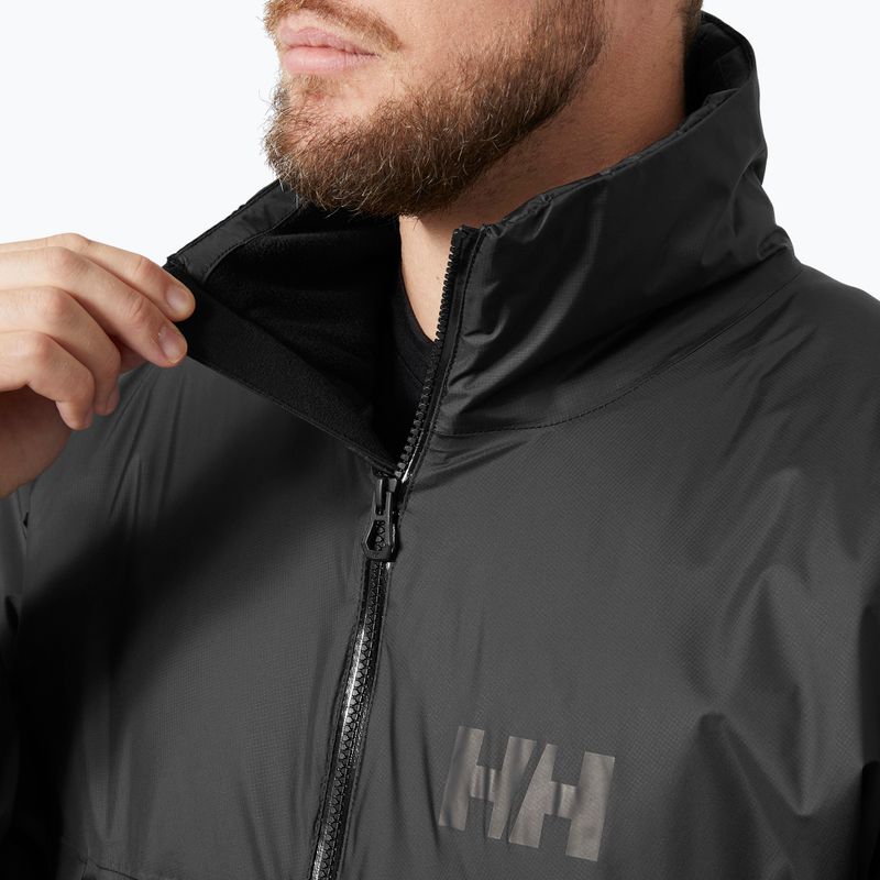 Helly Hansen Aegir Midlayer ветроходно яке черно 3