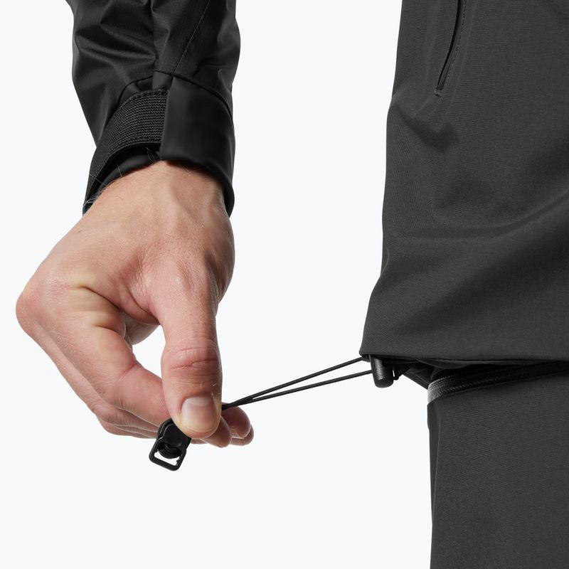 Helly Hansen Aegir Midlayer ветроходно яке черно 6