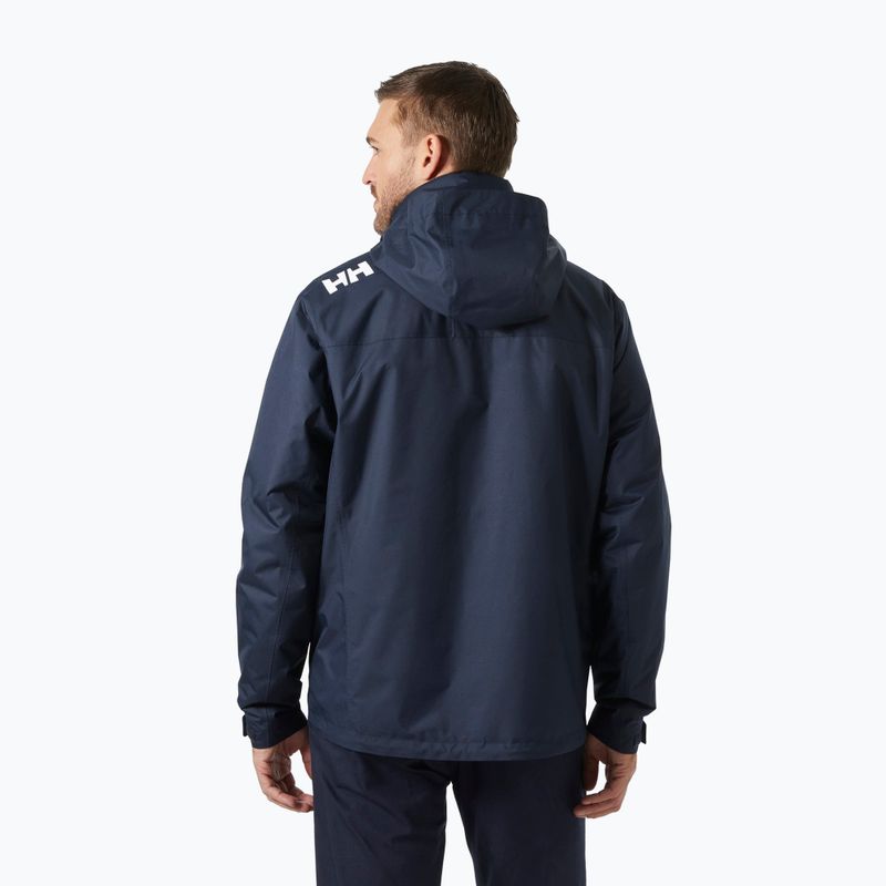 Мъжко яке за ветроходство Helly Hansen Crew Hooded Pile navy 2