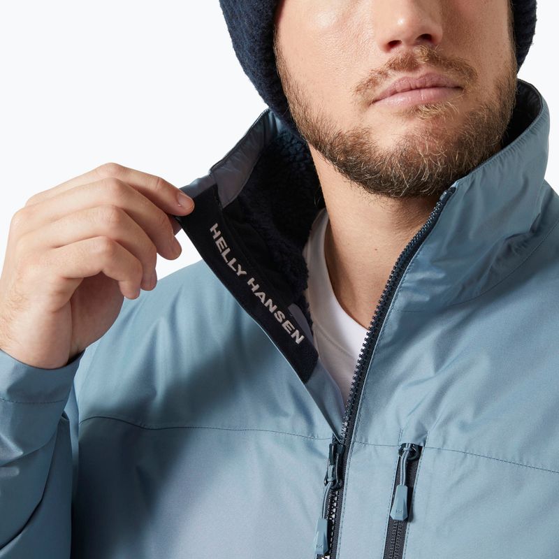 Мъжко яке за ветроходство Helly Hansen Crew Hooded Pile washed navy 2