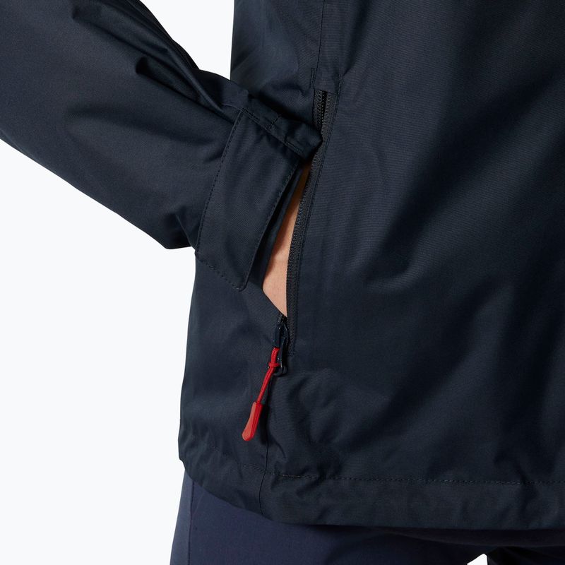 Дамско яке за ветроходство Helly Hansen Crew Hooded Pile navy 6