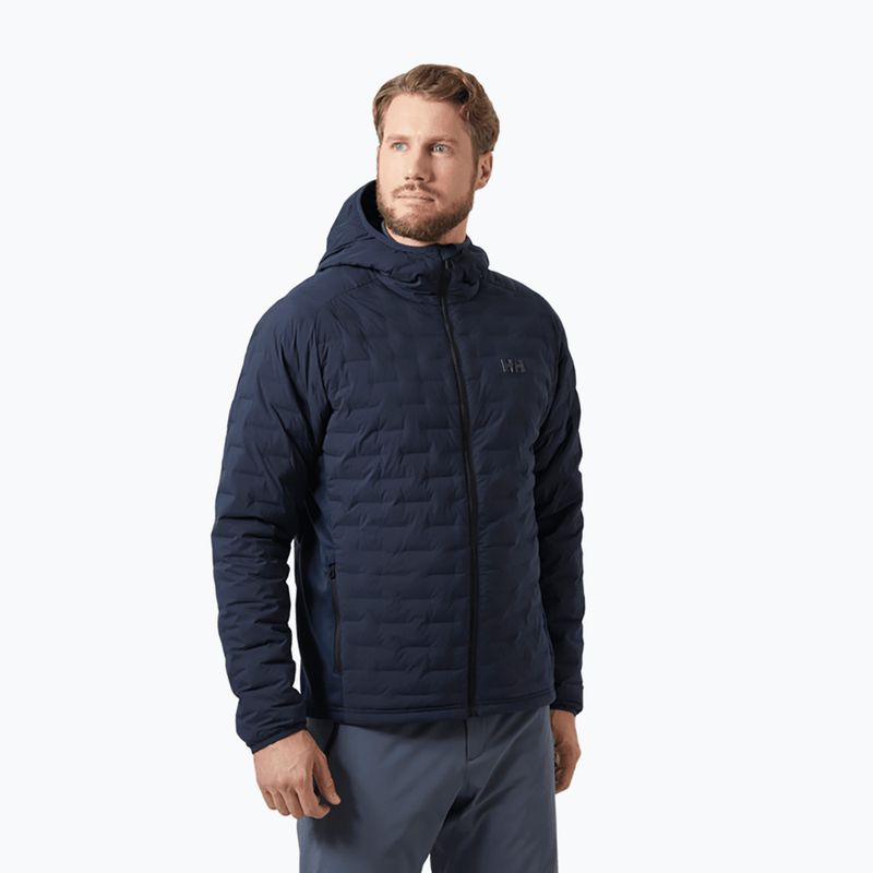 Мъжко яке за ветроходство Helly Hansen HP Hybrid Stretch Hooded Insulator navy