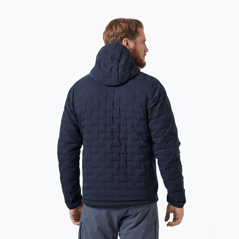 Мъжко яке за ветроходство Helly Hansen HP Hybrid Stretch Hooded Insulator navy 2