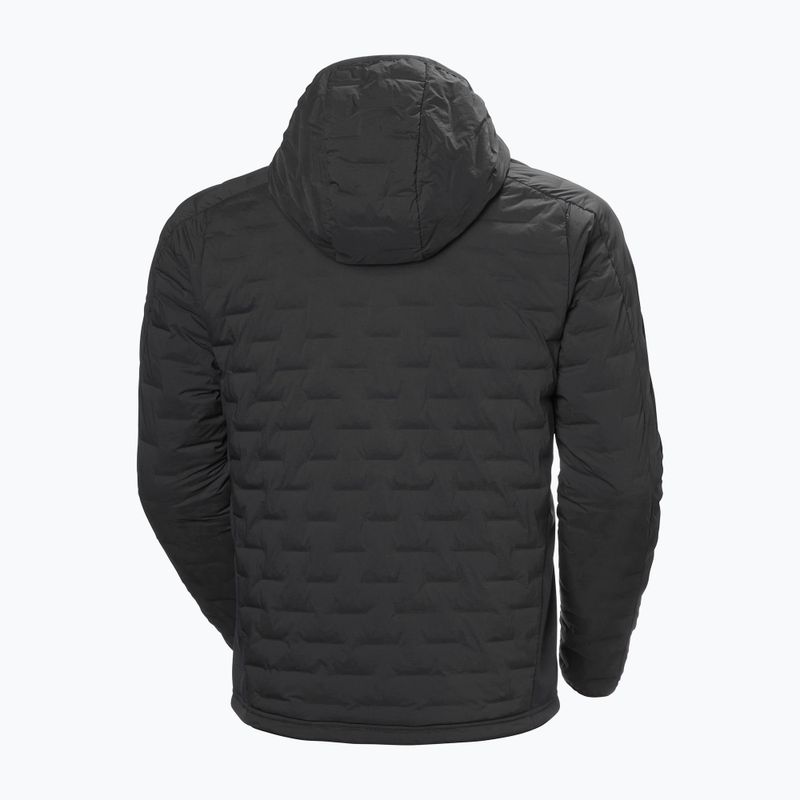 Мъжко яке за ветроходство Helly Hansen HP Hybrid Stretch Hooded Insulator ebony 7
