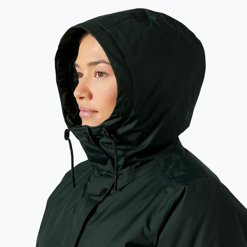 Дамско ватирано яке Helly Hansen Classic Insulated Trench dark jungle 3