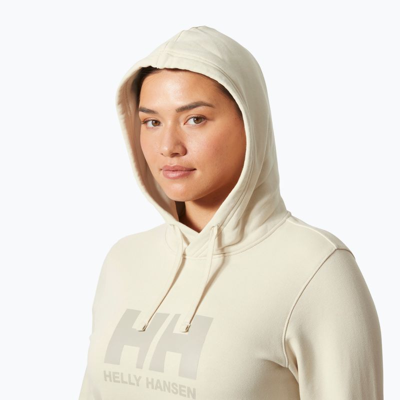 Дамски суитшърт Helly Hansen HH Logo Hoodie cream 3
